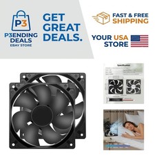 Durable 2-Pack 120mm Cooling Fans with 2-Pin Connector for PC & Amplifiers picture