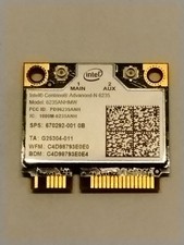 Intel Centrino Advanced-N 6235 Half Mini PCIe WiFi + BT 4.0 Card 6235ANHMW picture
