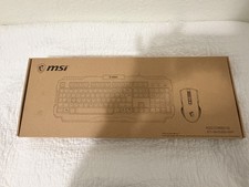 MSI K322 M321  COMBO US keyboard And Mouse Open Box unused picture