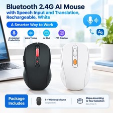 Voice Typing Wireless Mouse, AI Translation, Bluetooth 2.4G fits Home Office Use picture