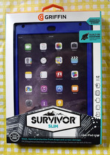 Griffin Survivor Slim Protective Case for iPad Mini 1,2,3 Blue New/NOS picture