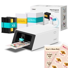 Liene PixCut S1 Color Sticker Printer & Cutter Machine Sublimation Photo Kit picture