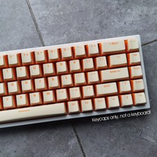 Cheese PBT Double Shot Keycaps Set Stylish OEM for Cherry MX Mechanical Keyboard picture