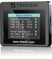 Treedix USB Cable Tester with 2.4in Display Resistance Meter eMarker Type-C picture