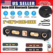 USB Retro Bluetooth Computer Speaker 2