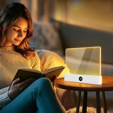 Rechargeable Book Light for Reading 3 Color Adjustable Brightness Timer picture
