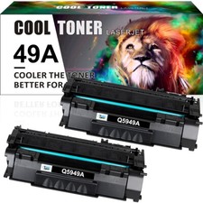 2PK Q5949A Toner Compatible for HP 49A  Laserjet 1160 1320 3390 3392 P2015 M2727 picture