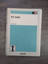 Olivetti ET2300 Typewriter User Manual picture