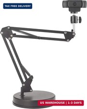 Webcam Stand,Camera Mount 22 Inch Suspension Boom Scissor Arm Stand,for Webcam C picture