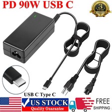 90W USB C Adapter Charger For Dell Latitude 5501 5510 5511 5520 5521 5530 5531 picture
