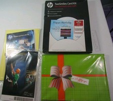 Lot Of HP Photo Paper Assorted Packages Smiles Card Kit 5