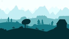 Landscape nature blue turquoise cyan Custom Gaming Mat Desk picture
