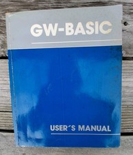 VINTAGE GW-BASIC User's Guide and User's Reference 1986 picture