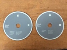 2003 Macintosh iBook Mac OS X 10.2.4 Jaguar Discs Operating System Install CDs picture
