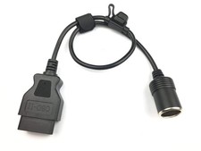 OBD2 to Cigarette Lighter Female Connecter Vechile Car Constant Power Cable 1... picture