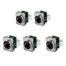 5PCS for Neutrik NE8FDP Ethercon RJ45 Cat5 D Series Panel Jack Pass/Feed Through picture