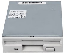 Sony Internal 3.25 Inch Floppy Disk Drive 1.44MB FDD White 3.5