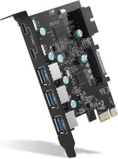 Versatile PCIe USB Expansion Card - 6 Ports with 5Gbps Speed for Efficient Use picture