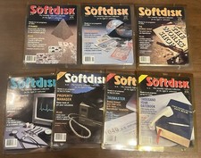 7 Softdisk Magazines For The Apple 2 #80-#86 picture
