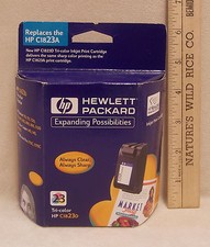 HP Hewlett Packard 23 Tri Color C1823D Inkjet Printer Cartridge Sept 2000 NIP picture