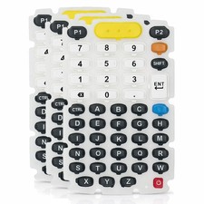3Pcs 47-Key Rubber Keypad Replacement for Zebra Symbol MC3300 MC330K/L/M MC33 picture