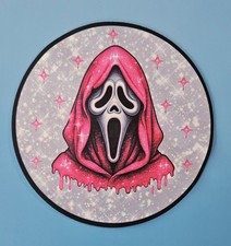 Pink Ghostface Scream Horror Villain Mouse Pad NEW Office / Game Accessories picture