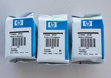 HP 901 Genuine Original Tri-Color Inkjet Ink Cartridge CC656A 3 Pack picture
