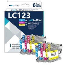 Compatible Ink Cartridge LC121 LC123 LC123C LC123M LC123Y 6PK 2C2M2Y picture