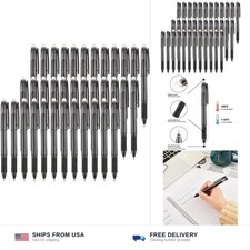 Erasable Gel Pens, 0.7mm Fine Point, Soft Black, 36 Pack | Erasable picture
