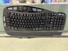 Logitech K350 Wave Wireless Ergonomic Keyboard Black No USB Dongle (Y-RCP140) picture