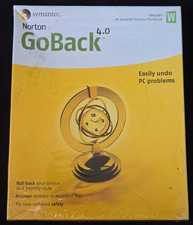 Symantec Norton GoBack 4.0 Factory Sealed Windows XP 2000 ME 98 New NOS picture
