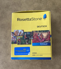 Rosetta Stone German Deutsch Version Level 1-5 (5) Disc Set + Audio picture