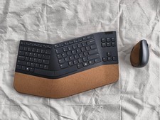 Lenovo Go Wireless Split Keyboard and Vertical Mouse Storm Grey Used Excellent picture