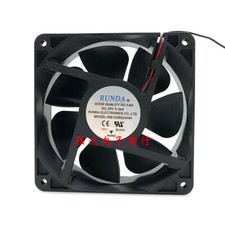 1PCS RUNDA RS1238S24HH 24V 0.36A 12038 12CM 2-wires cooling fan picture