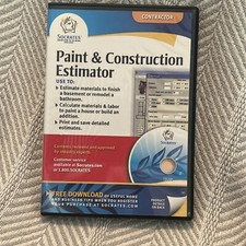 Socrates Paint & Construction Estimator Contractor Software CD V2.75 H5 picture