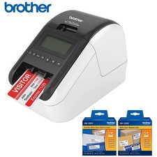 Brother Professional, Ultra Flexible Label Printer w/ Shipping Label Tape Bundle picture