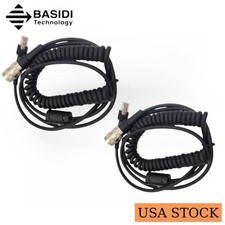 US Lot 2PCS 25-71917-02R 8-PIN Scanner Cable for  Symbol LS3408 To VC5090 DS3508 picture