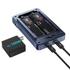 ACASIS TBU405 Pro Max 40Gbps Dual M.2 NVMe SSD Enclosure Dock Thunderbolt 4 USB4 picture