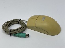 IBM Vintage Mouse Scroll 2 Button Lt Beige ASM P/N: 10L6144 PS/2 picture