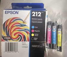 Epson 212 Standard-Capacity Color & NO BLACK Ink Cartridge. EXP 04/28 picture