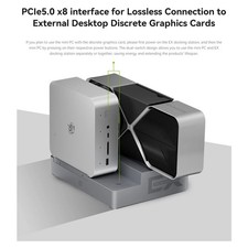 Beelink EX Pro Docking Station PCIe 5.0 eGPU 600W PSU - Used picture