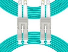 75m(246ft) OM3 LC to LC Fiber Patch Cable, 10GB Multimode Duplex Fiber Cable ... picture