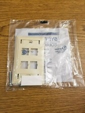 Commscope M14L-246 Faceplate four port ivory picture