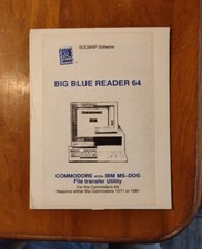 Big Blue Reader 64 Commodore IBM MS-DOS File Transfer Utility on 5.25 disk  picture