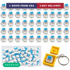 WEIHUINEI 50PCS Clickers for 3D Prints，3-Pin Keyboard Clicker Replacement picture