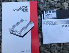 Atari OWNERS MANUAL for XF551 Disk Drive w/DOS XE DX 5090 NEW 800/XL/XE picture