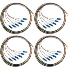 4 PCS 6 Strand Singlemode 9/125 LCUPC Fiber Pigtail Optic 1.5 Meter LC Cable picture