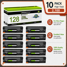 10PK Black Laser Toner Cartridge Compatible for Canon 128 ImageClass MF4880dw picture