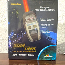 Fun Source Star Trek TNG Type 1 Phaser Mouse Optical Lights/Sound 800 DPI picture