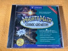 W13-28 MIGHTY MATH COSMIC GEOMETRY CD SOFTWARE - AGES 12-14 - SEALED - RIVERDEEP picture